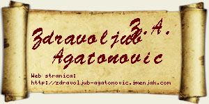 Zdravoljub Agatonović vizit kartica